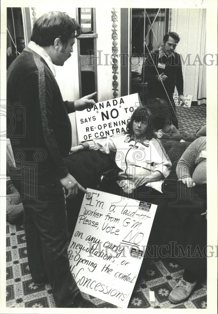 1982 Press Photo Douglas Fraser United Auto Workers - RRW46259 - Historic Images