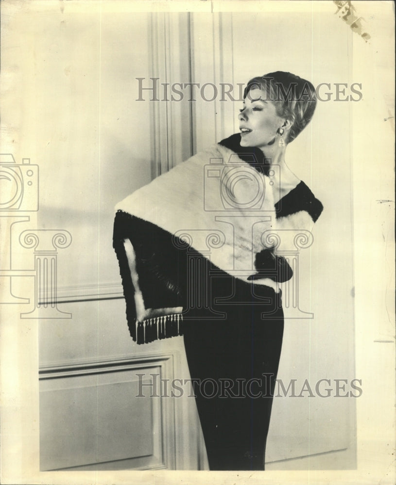 1962 Mink Fur Fashion Leo Ritter - Historic Images