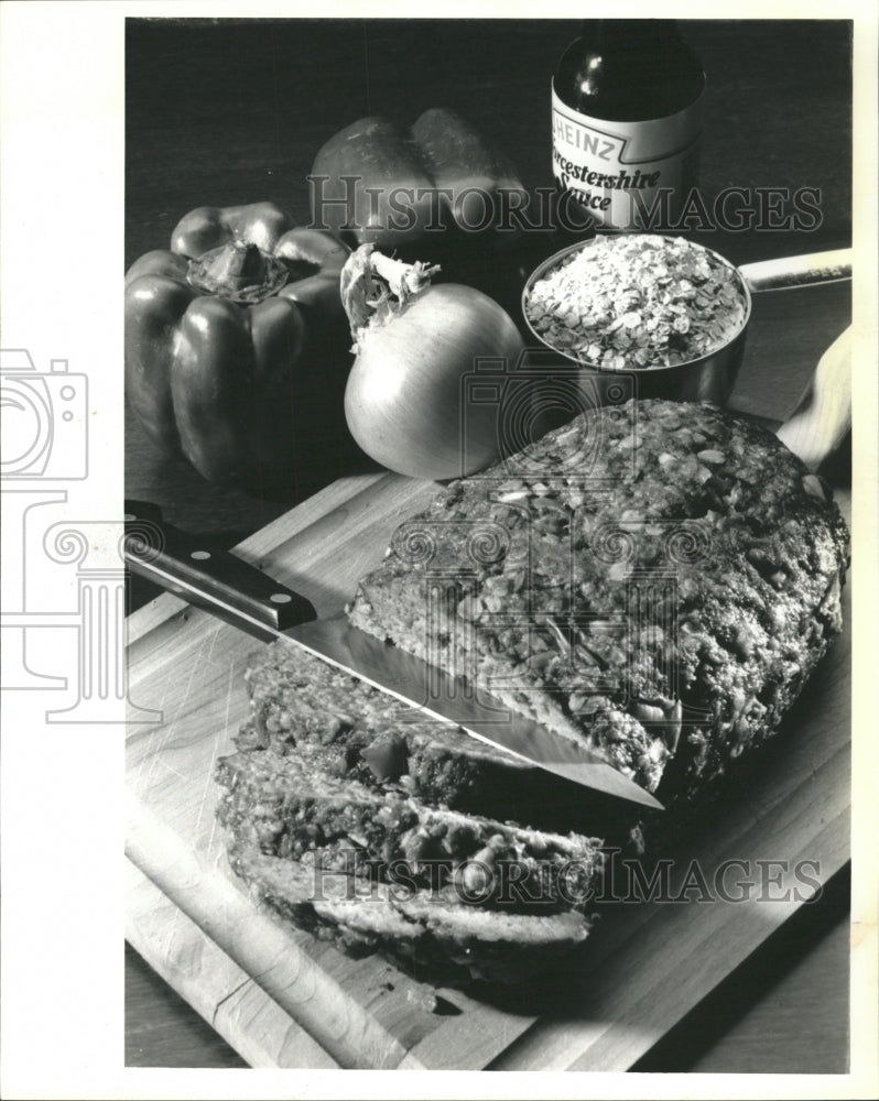 1991 Press Photo Oat Infused Healthy Meatloaf - RRW46543 - Historic Images