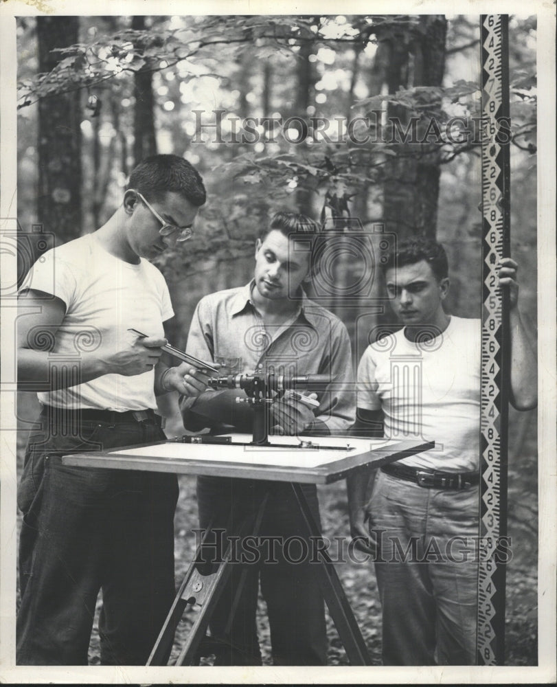 1950 Press Photo Purdue University Forestry Camp - RRW46707 - Historic Images