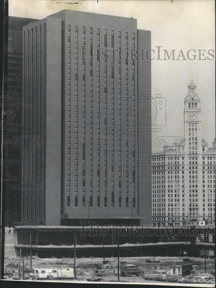 1975 Press Photo Hotel Hyatt Regency Chicago - RRW46779 - Historic Images