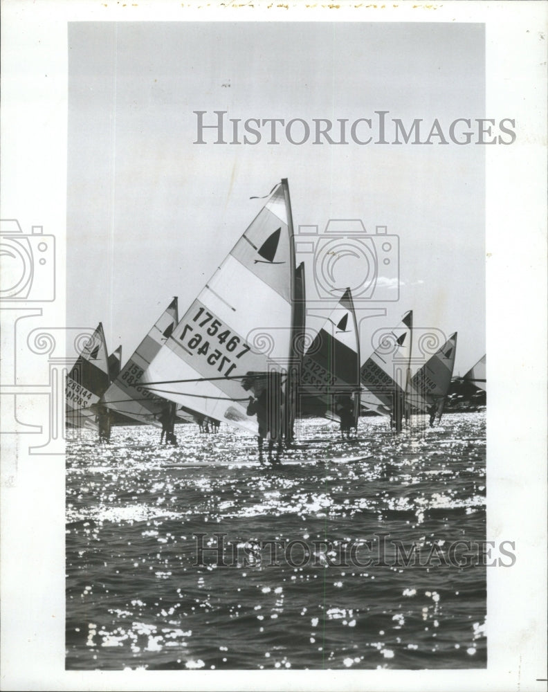 1983 Press Photo Illinois Windsurfer Championships - RRW47245 - Historic Images