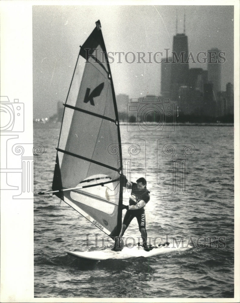 1986 Press Photo Wind Surfing - RRW47259 - Historic Images