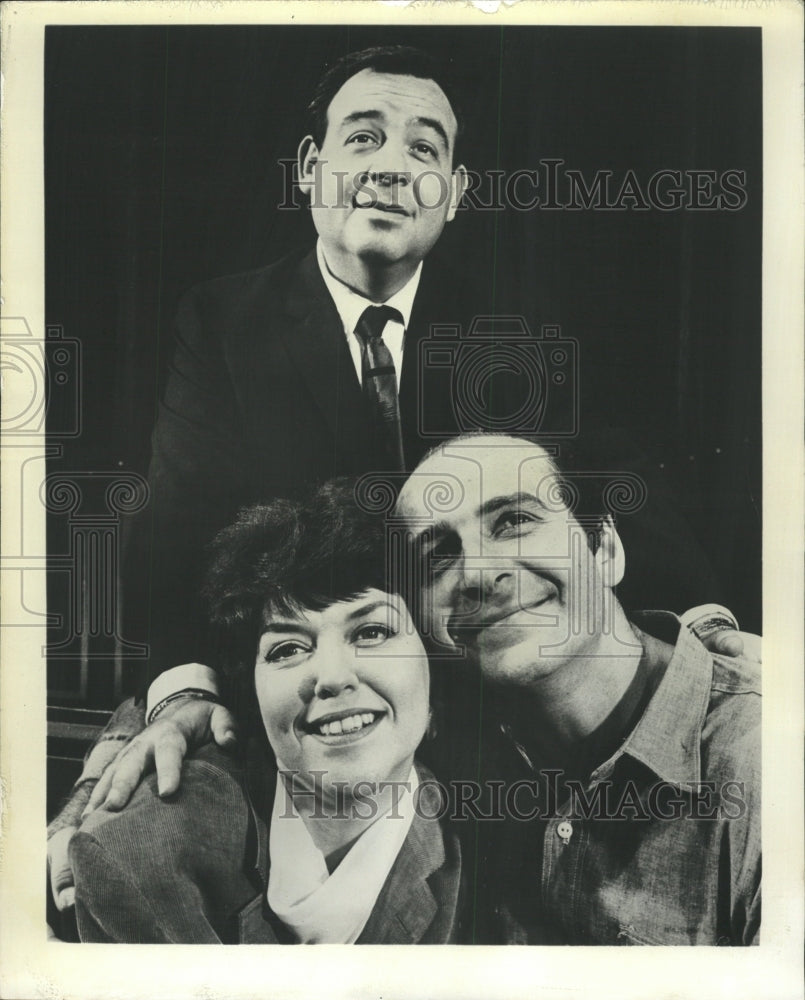 1965 Press Photo Dorothy Loudon Tom Bosley Herb Edelman - RRW47663 - Historic Images