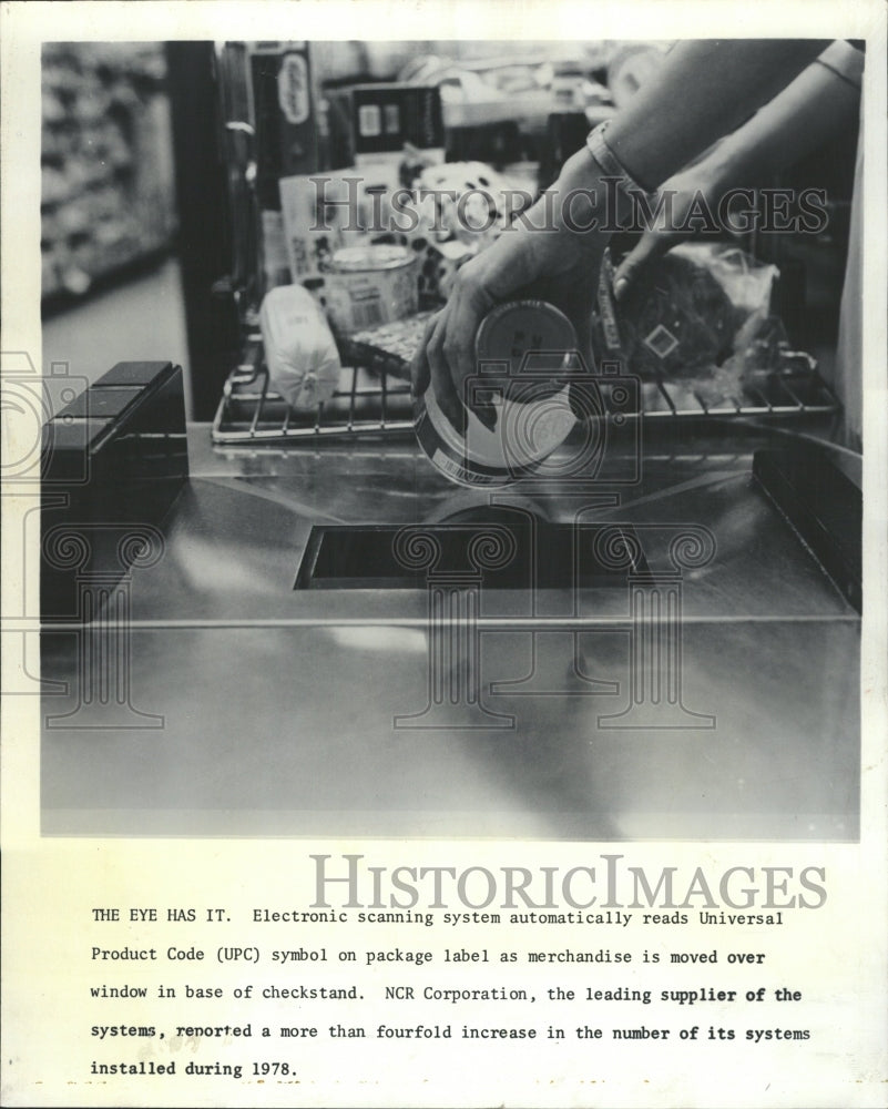 1978 Press Photo Scanner Universal Product Code - RRW47849 - Historic Images