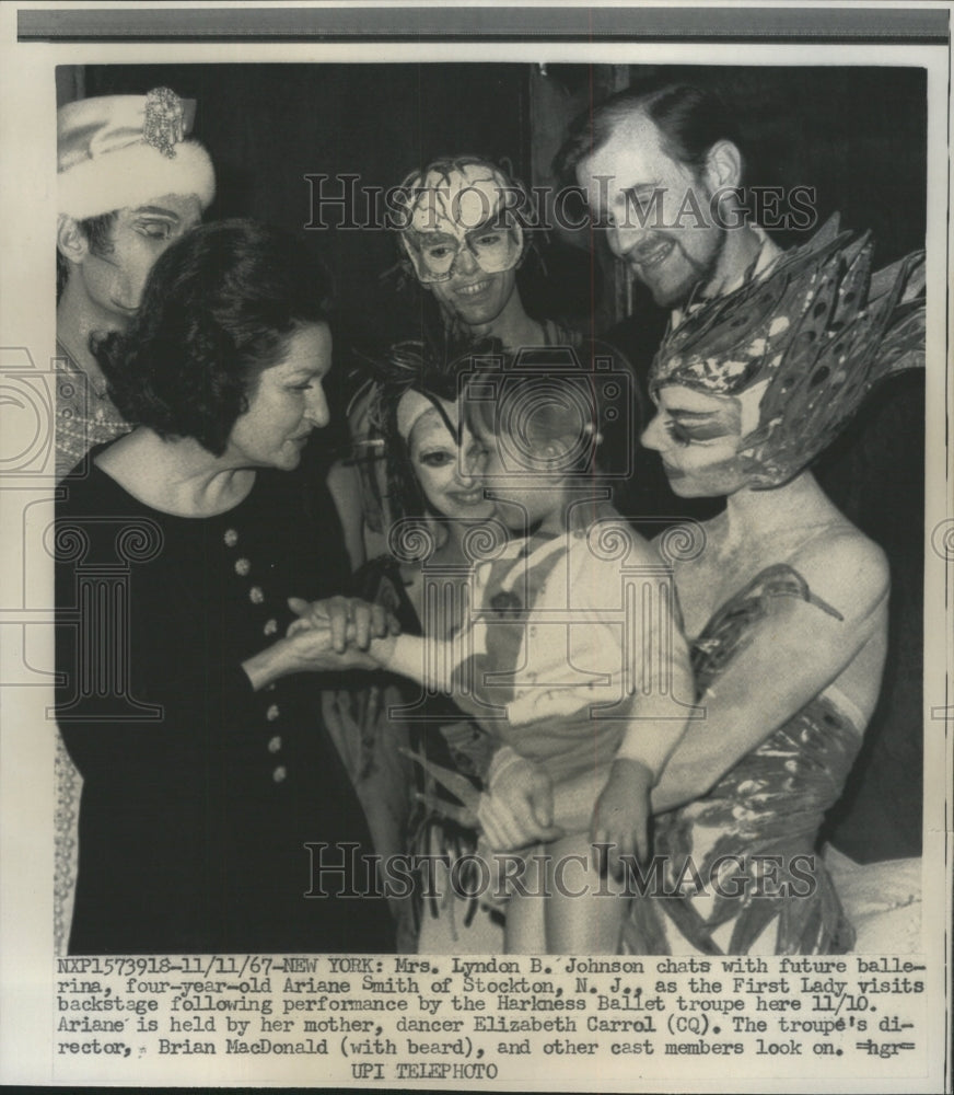 1967 Press Photo Harkness Ballet troupe - RRW47983 - Historic Images