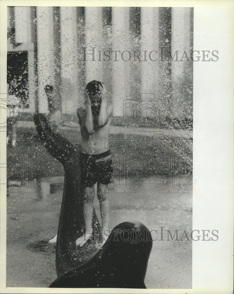 1985 Press Photo McGuana Park Mike Connor Stone Seal - RRW48091 - Historic Images