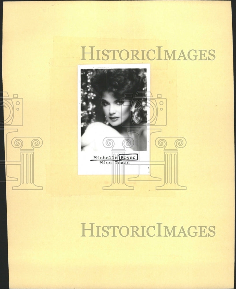 1987 Press Photo Michelle Royer Miss Texas Model - RRW48297 - Historic Images