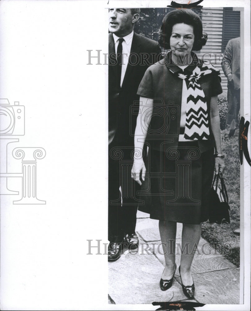 1968 Press Photo Mrs Lyndon Johnson - RRW48393 - Historic Images