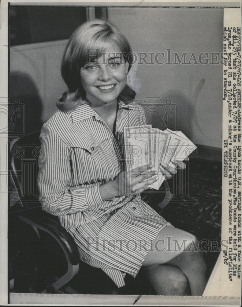 1967 Press Photo Sue Lyon American Actress - RRW48453 - Historic Images