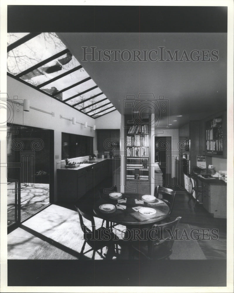 1982 Press Photo Kitchen Hardwood floors fir plywood - RRW48639 - Historic Images