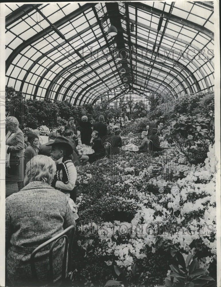 1971 Press Photo Press Party Flower Show - RRW49373 - Historic Images