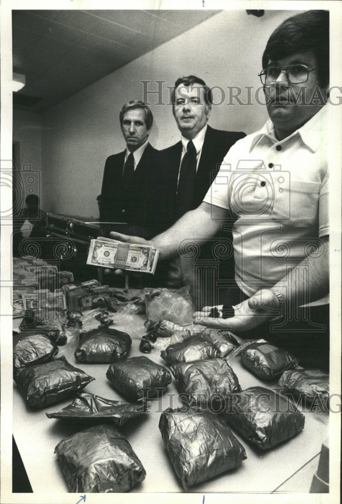 1978 Press Photo Confiscated Narcotics Thomas Police - RRW49477 - Historic Images