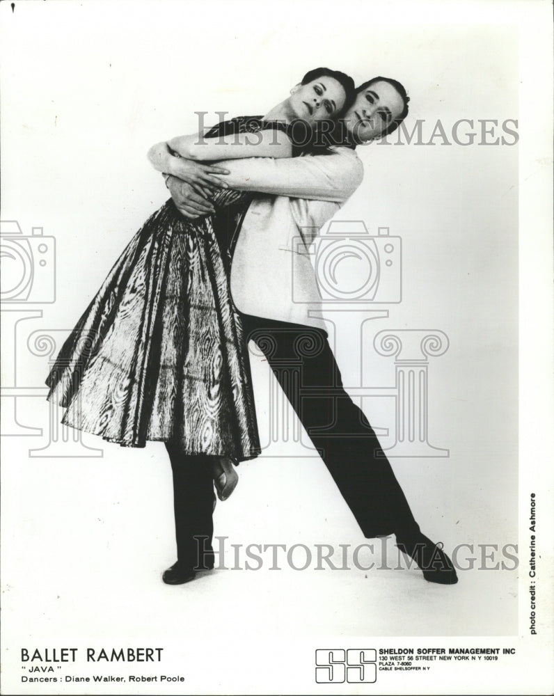 1987 Press Photo Dianne Walker and Robert Poole &quot;Ballet - RRW49531 - Historic Images