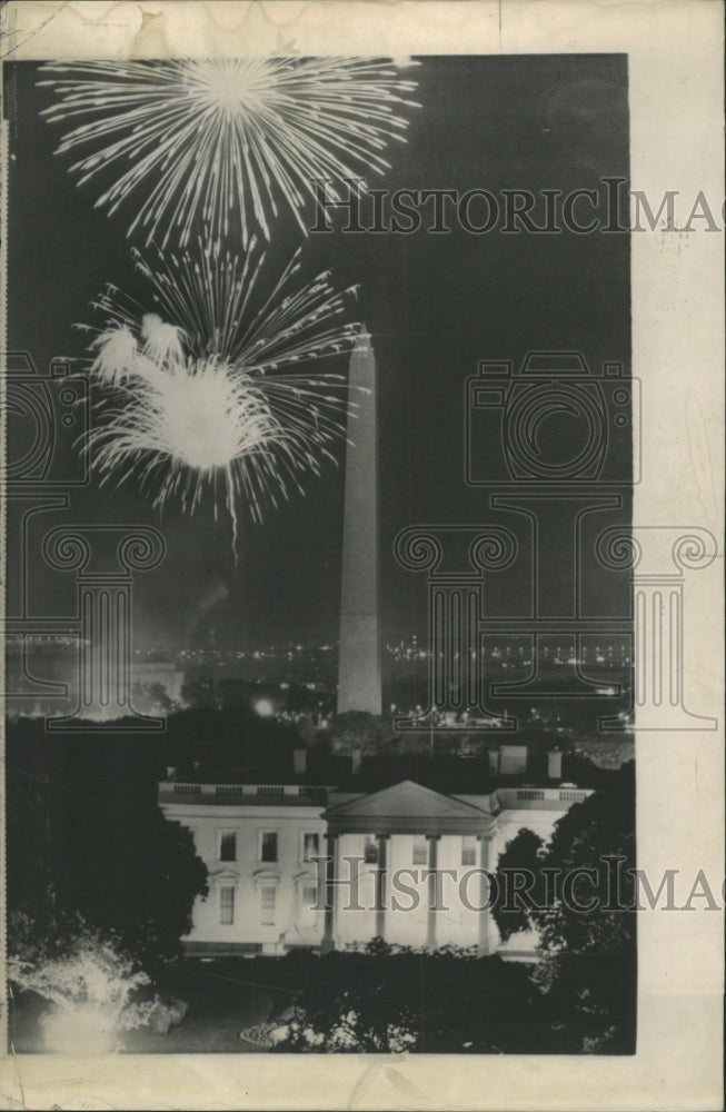 1962 Press Photo Washington Monuments Independence Day - RRW49683 - Historic Images