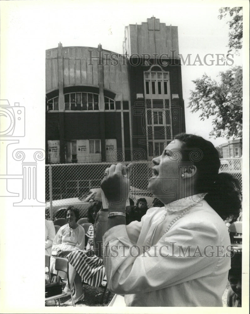 1986 Press Photo First Missionary Church Chicago Fire - RRW49695 - Historic Images