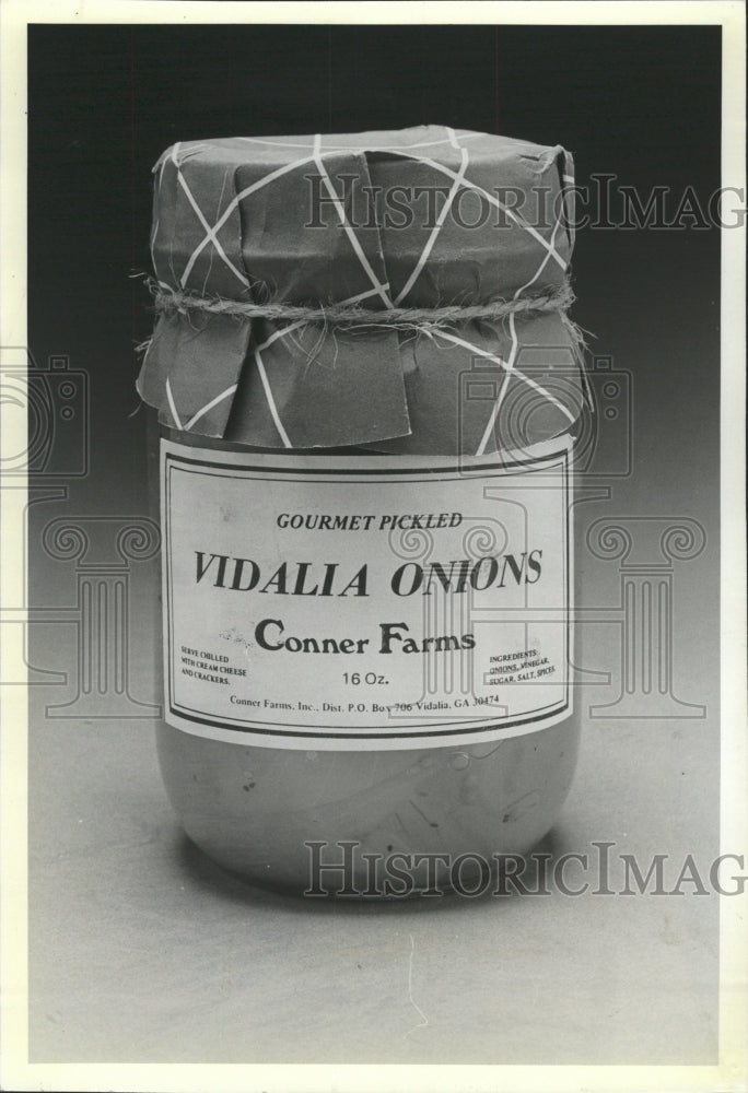 1981 Press Photo Onion Gourmet Vidalio Conner Forms - RRW49861 - Historic Images