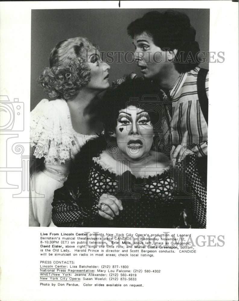 1986 Press Photo Candide Opera Scene - RRW49883 - Historic Images