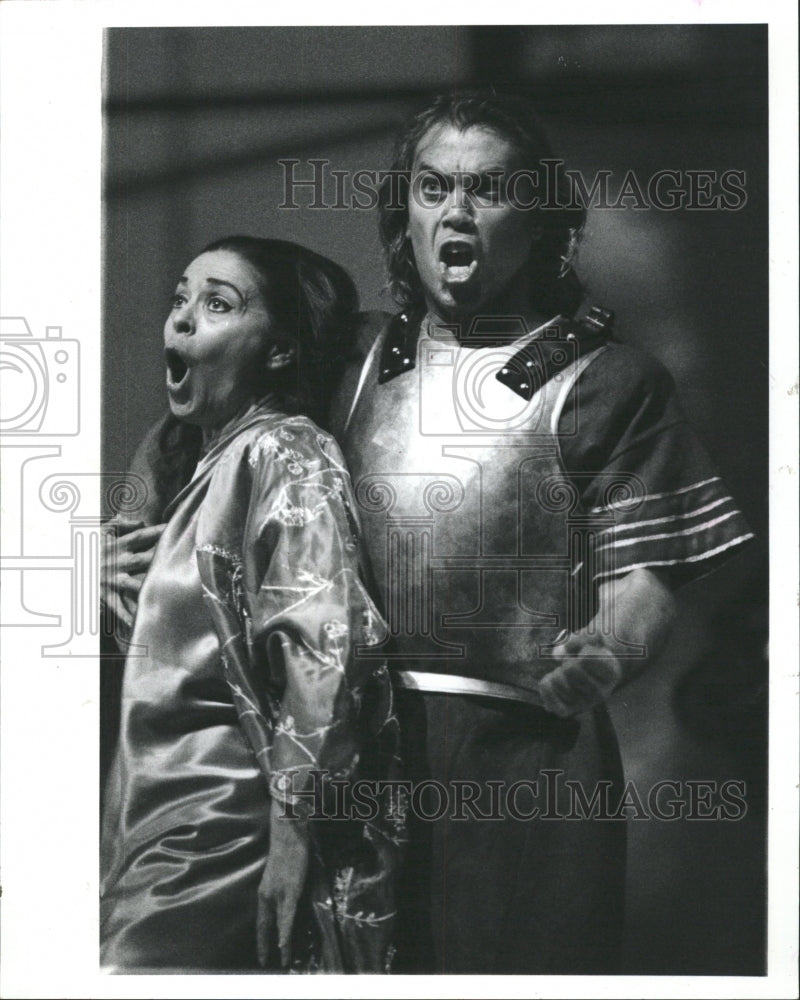 1991 Press Photo Anthony Cleopatra Lyric Opera Chicago - RRW49895 - Historic Images