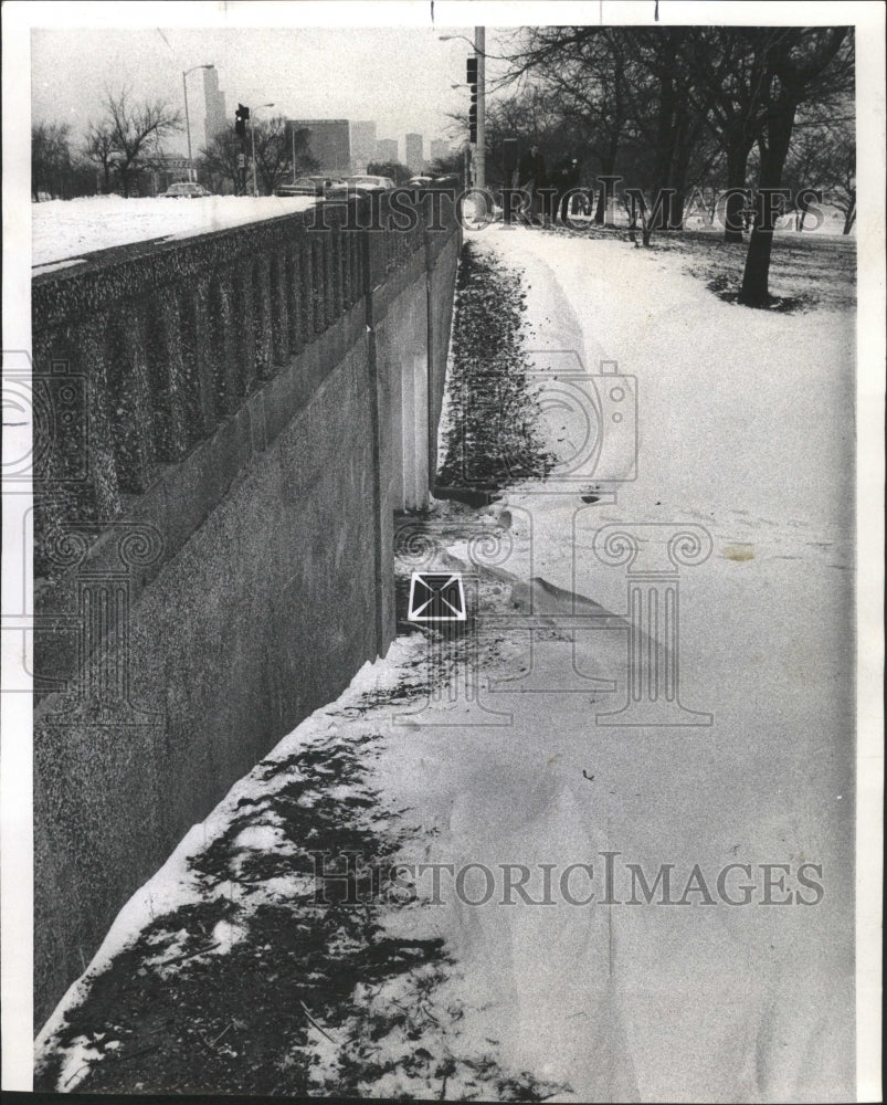 1973 Press Photo ake Shore Drive murder victim found - RRW49985 - Historic Images