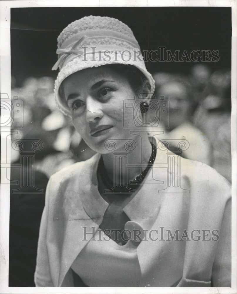 1962 Press Photo Solemnity face McCormic Place ceremony - RRW50003 - Historic Images