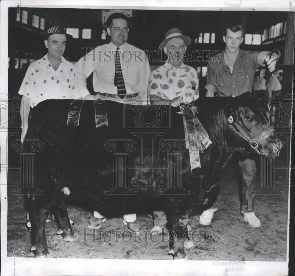 1955 Press Photo Midnight State Fair Robert Dial Maroa - RRW50047 - Historic Images