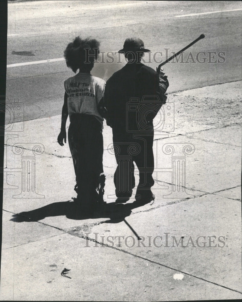 1972 Press Photo Reach Out Program Hobo Day Chicago - RRW50147 - Historic Images