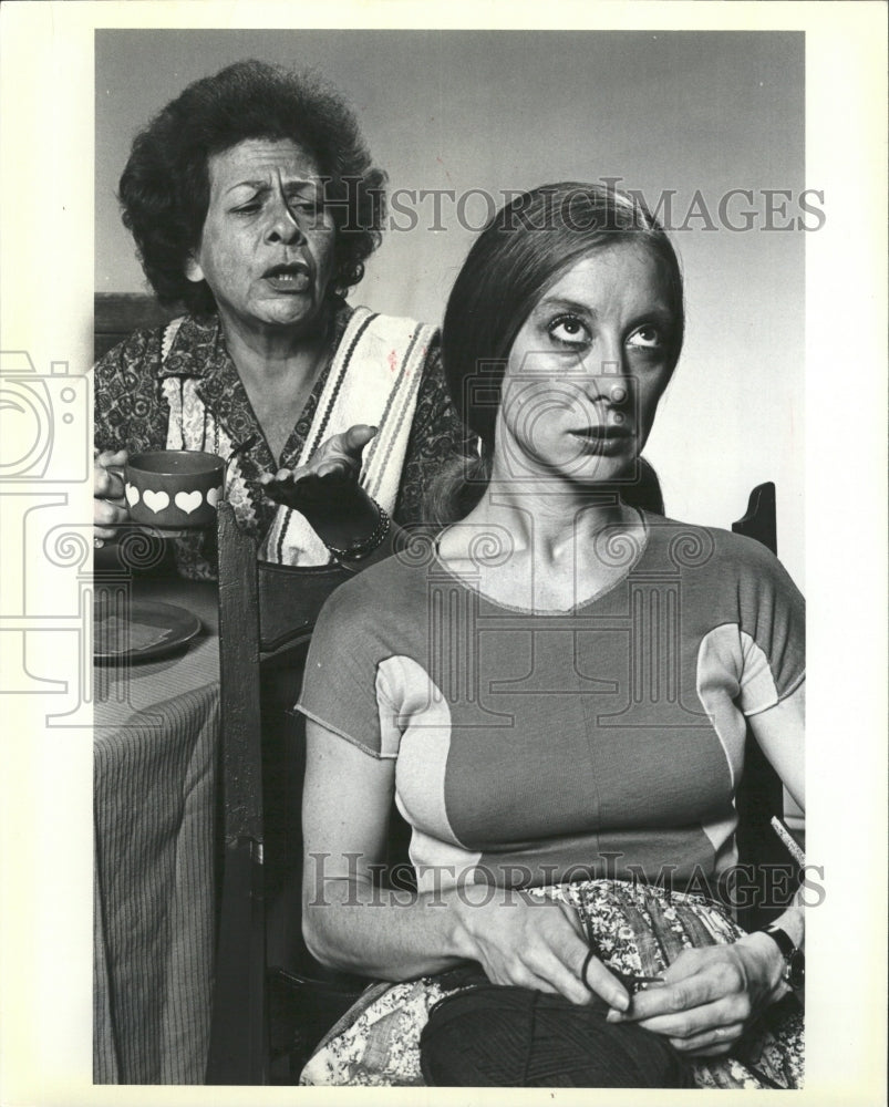 1980 Press Photo James Lapine Nicholas Theater Table - RRW50305 - Historic Images