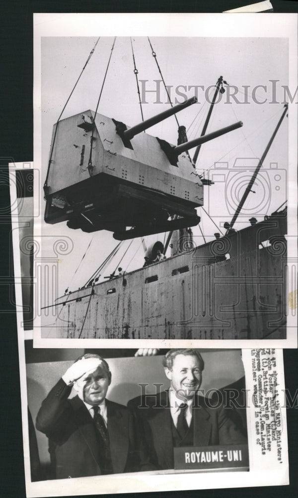 1952 Press Photo John Foster British NATO US Lauris - RRW50435 - Historic Images