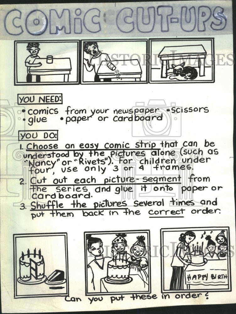 Press PhotoParents As Resource Org comic strips panels - RRW50609 - Historic Images