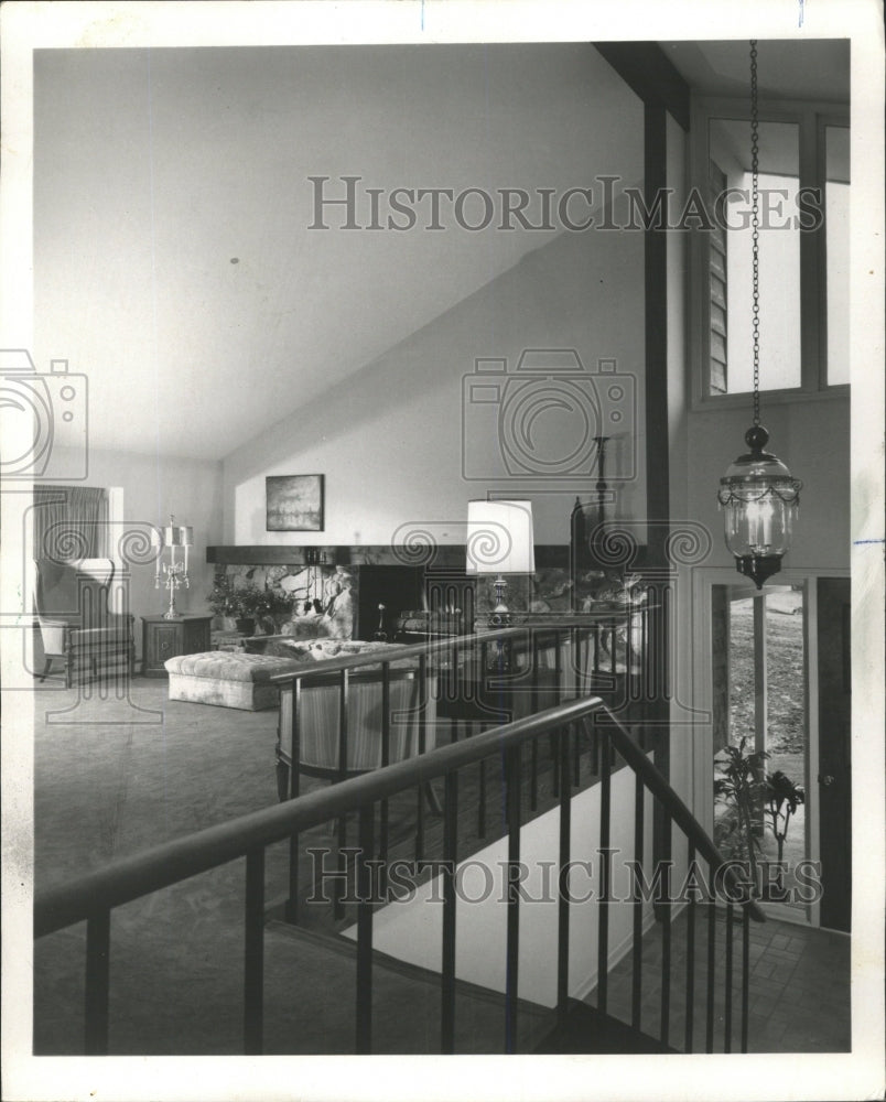 1972 Press Photo Briarwood lake Oak Illinois Interiors - RRW50709 - Historic Images