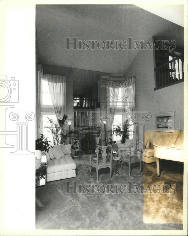 1984 Press Photo Easton model house Oak Hills House - RRW50763 - Historic Images