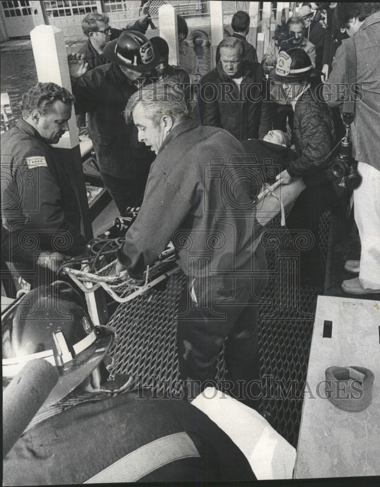 1974 Press Photo Fire department billings Hospital One - RRW50771 - Historic Images