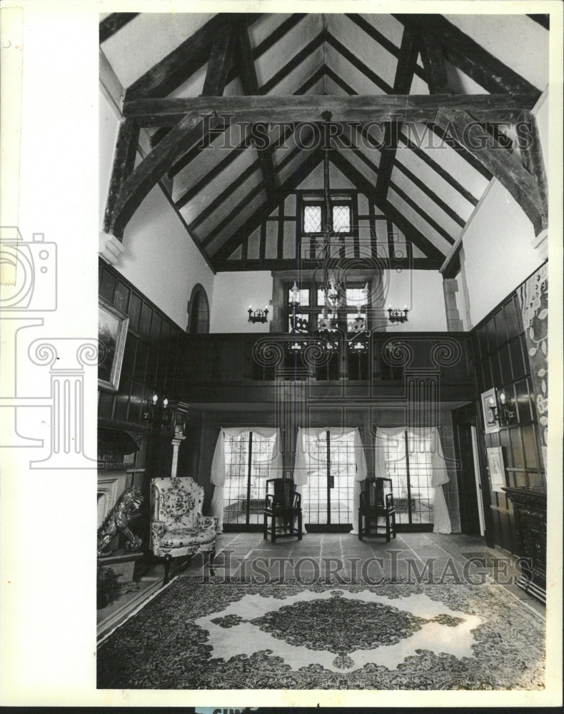 1983 Press Photo Illinois Interior Entry Decorator Hous - RRW50921 - Historic Images