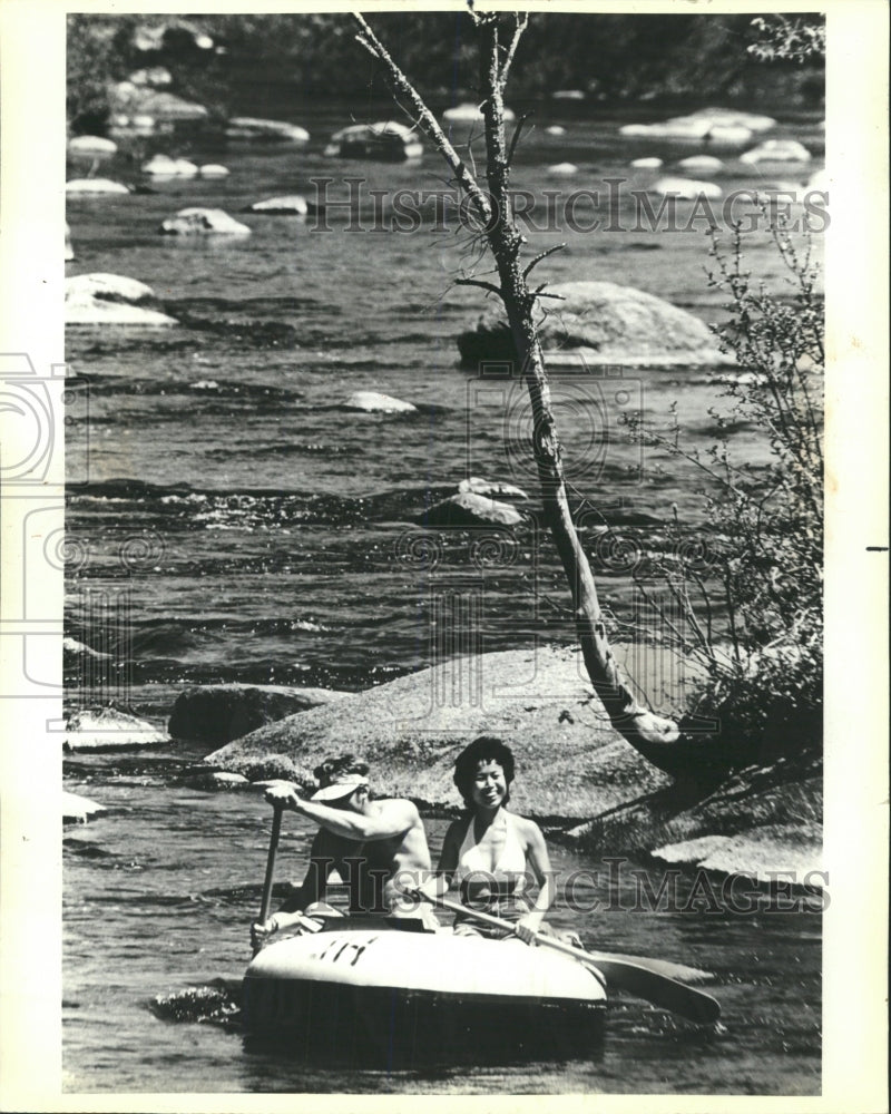 1984 Press Photo Midwest rafting safe outdoor-oriented - RRW51109 - Historic Images