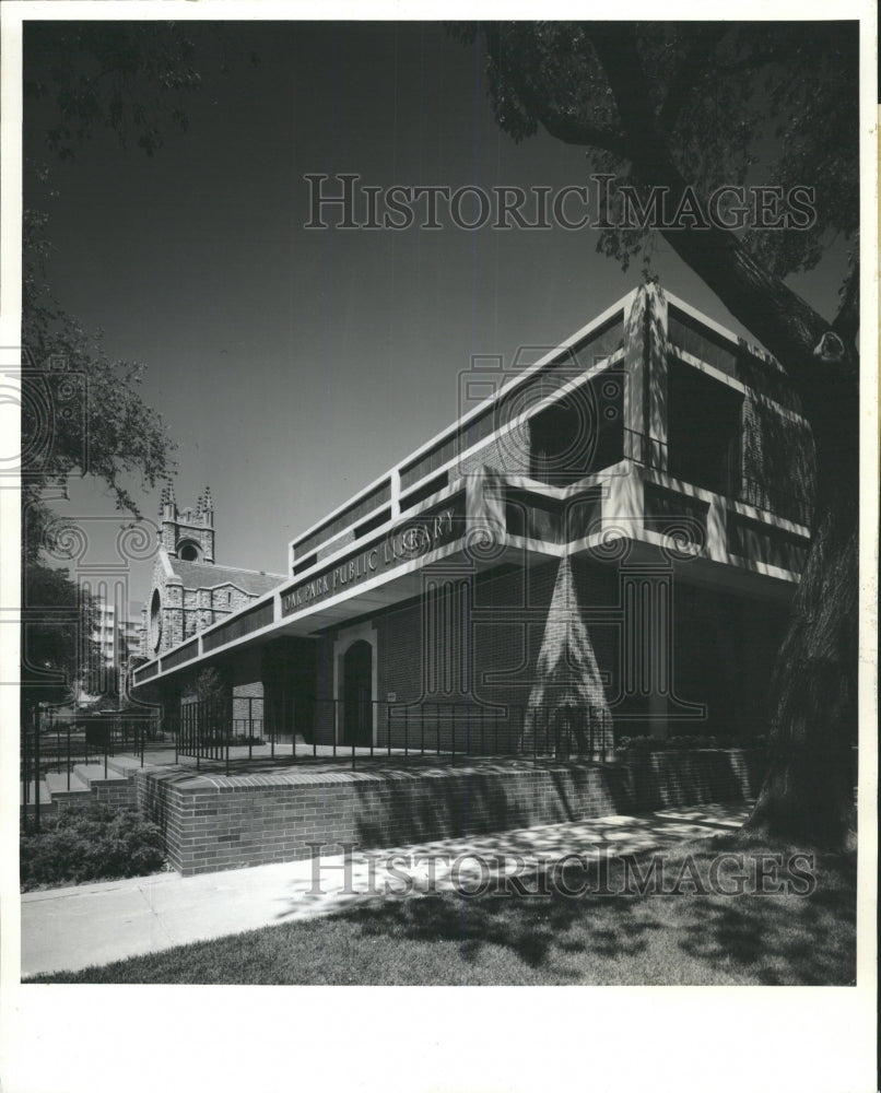 1968 Press Photo Illinois Park Oak Library - RRW51127 - Historic Images