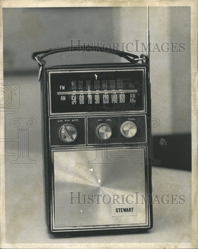 1970 Press Photo portable radio duplicate Palmer House - RRW51133 - Historic Images