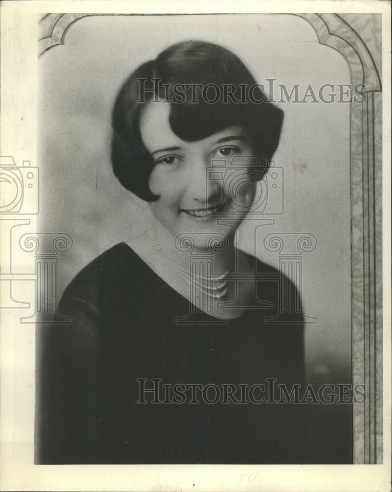 1936 Press Photo Ella Cruise Ottowa Illinois 1927 died - RRW51165 - Historic Images