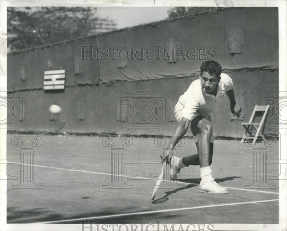 1959 Press Photo PAN AMERICAN TENNIS ADOLFO GOMEZ - RRW52131 - Historic Images