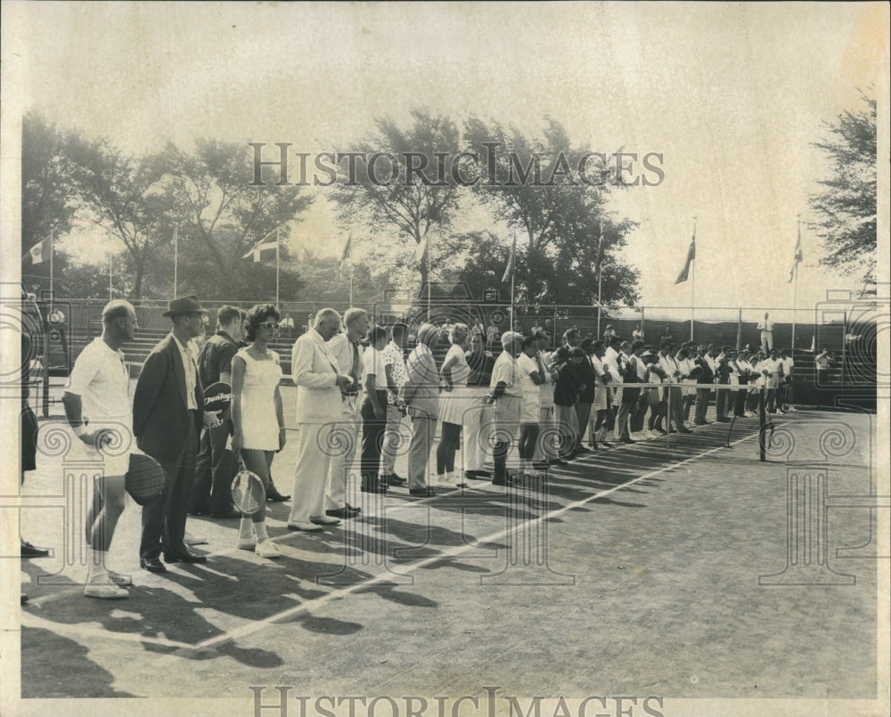 1959 Press Photo Pan American Games Tennis Club - RRW52133 - Historic Images