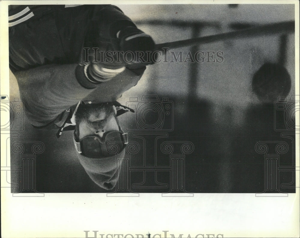 1984 Press Photo Snow Ball Game March Dimes Tournament - RRW52233 - Historic Images