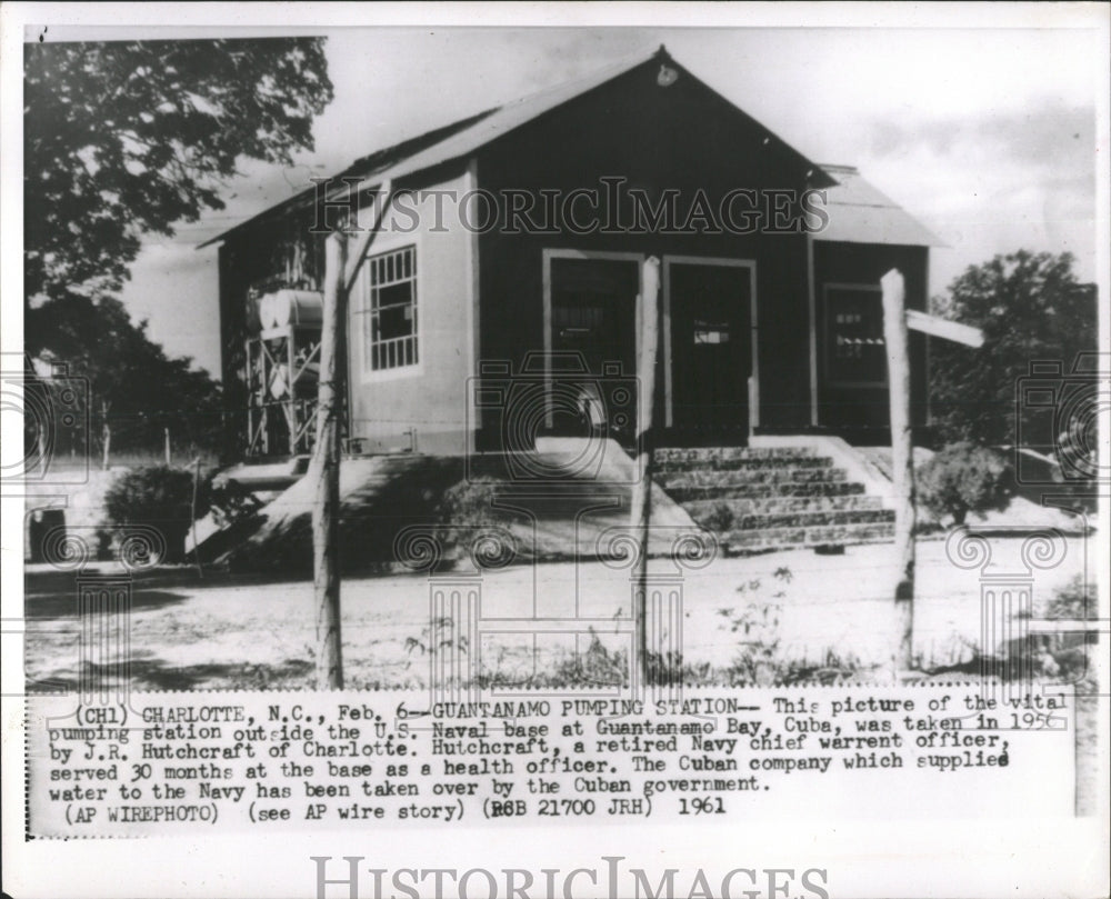 1961 Press Photo Guantanamo Pumping Station - RRW52359 - Historic Images