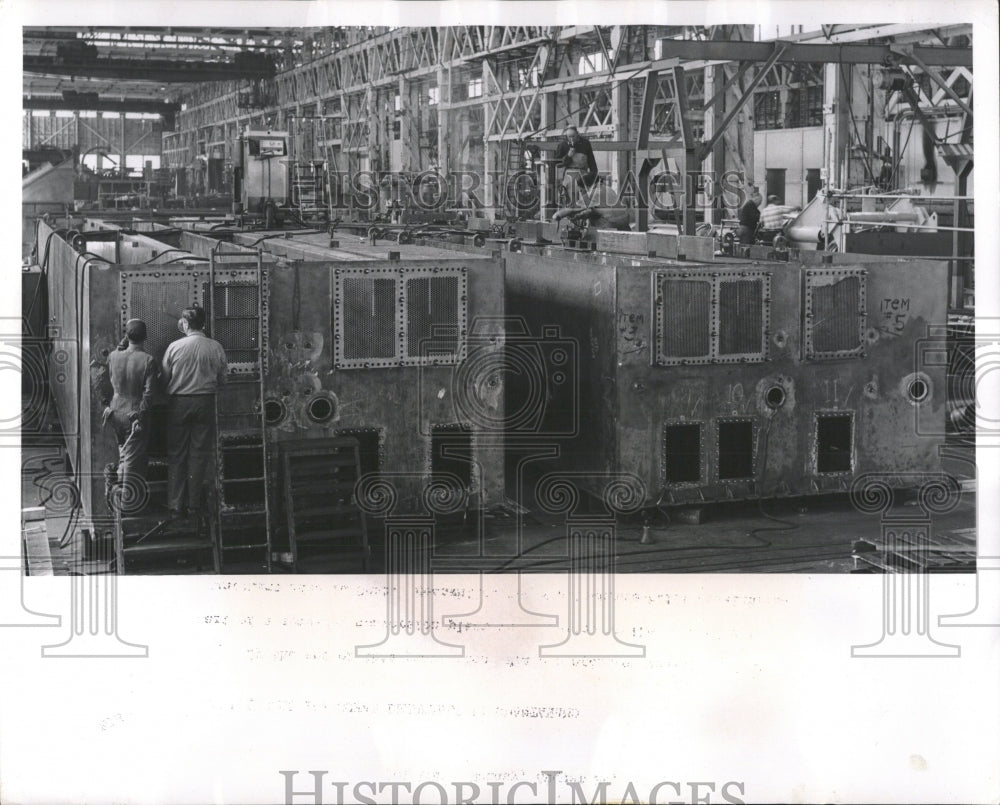 1964 Press Photo Flash Evaporator Vessels Guantanamo - RRW52367 - Historic Images