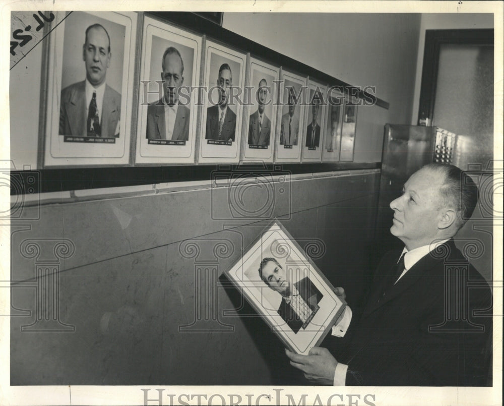 1964 Press Photo Pictures of Criminals Wall - RRW52753 - Historic Images