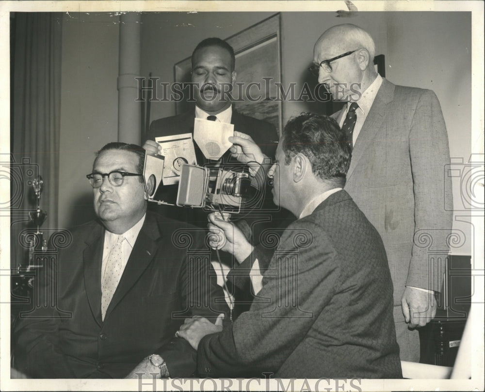 1958 Press Photo Fingerprints Ears - RRW52763 - Historic Images