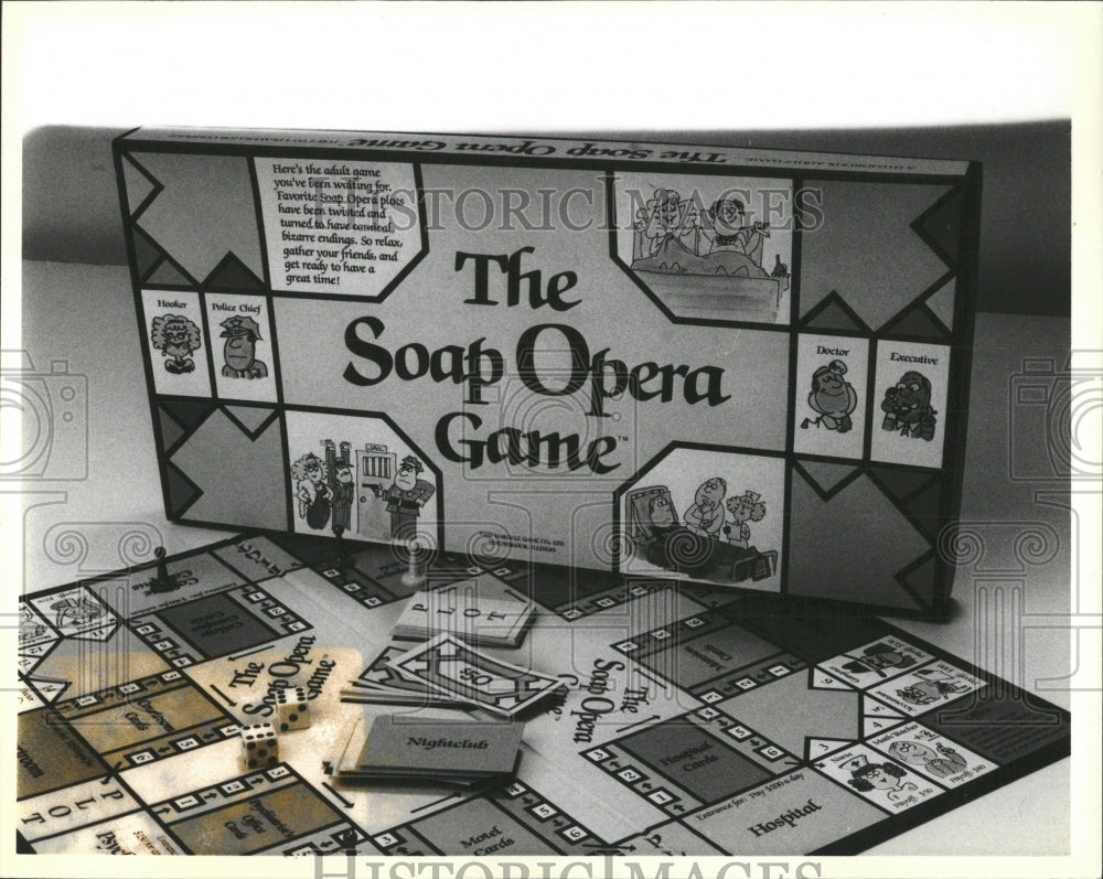 1986 Press Photo Soap Opera Board Game - RRW52847 - Historic Images