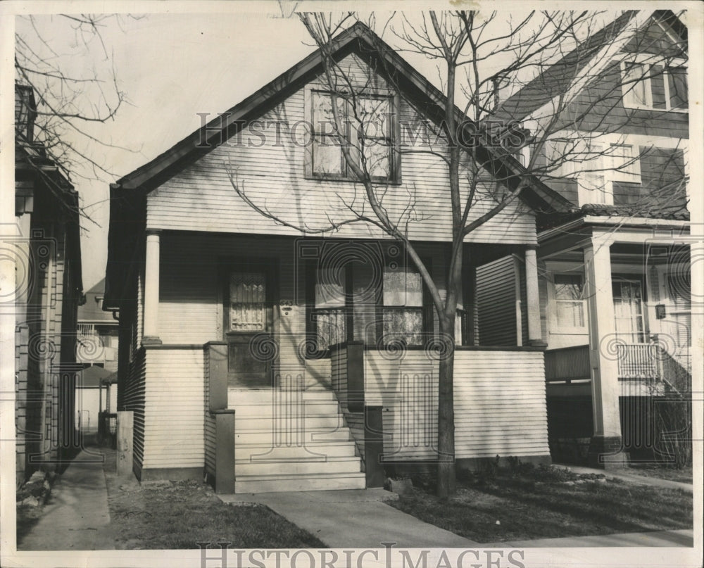 1953 Press Photo Mrs Flora Legg Home - RRW52911 - Historic Images