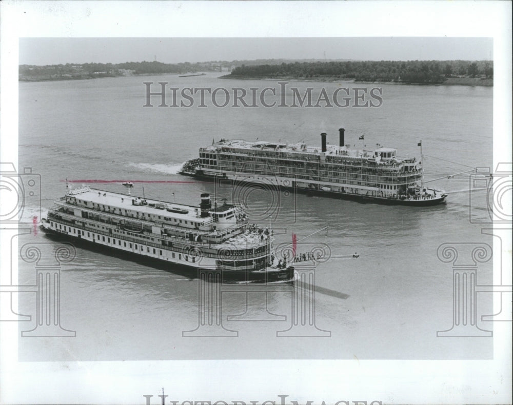 1986 Press Photo Delta Queen Mississippi Queen - RRW52953 - Historic Images