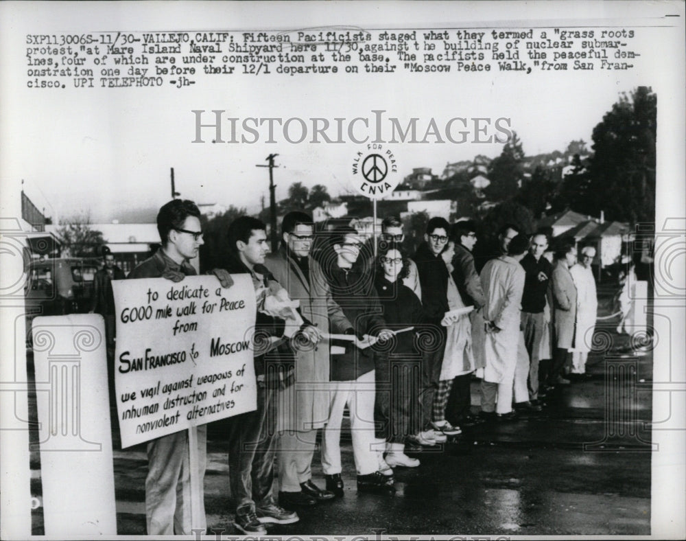 Press Photo Committee For Non-Violent Action - RRW53073 - Historic Images