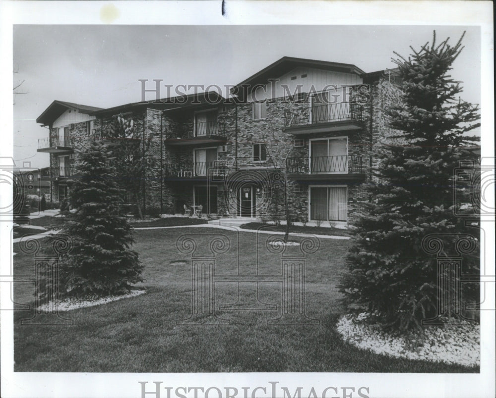 1978 Press Photo Waterbury Crestwood Apartments - RRW53095 - Historic Images